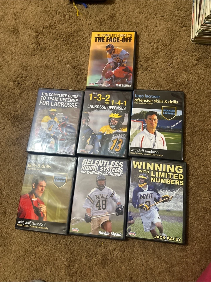 7 DVD lot for training Winning Lacrosse - Boys Lacrosse Vol. 1 & 2 with Jeff - Image 4 of 4