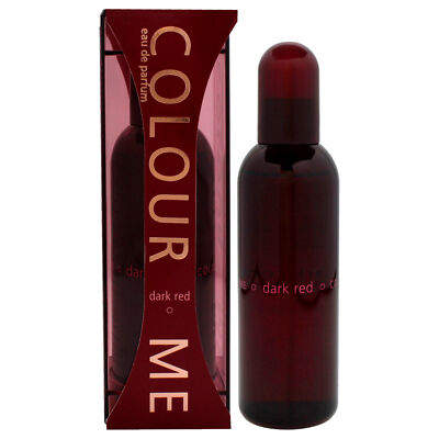 3 Pack Colour Me Dark Red by Milton Lloyd for Women - 3.4 oz EDP Spray
