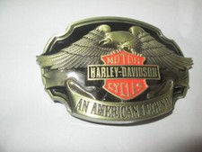 Harley Davidson Flying Eagle Belt Buckle An American Legend Bar & Shield