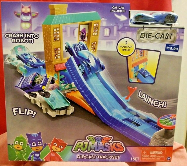 PJ Masks 24961 Die Cast Car Track Playset for sale online eBay