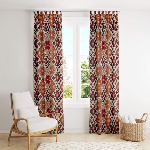 Kilim Ikat Saddle Fabric | Tribal | Curtains Blinds Upholstery Crafts Per Metre - Picture 4 of 7