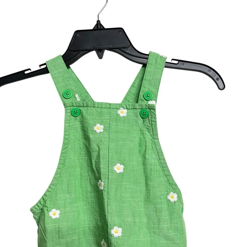 Nuevo Mameluco Orgánico Niñas Frugi Hazel Verde Margarita Pelele Foto 2 de 4