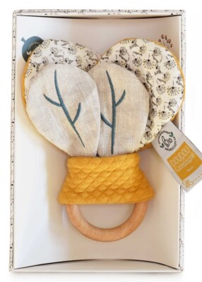 DOUDOU ET COMPAGNIE - BIO-BIENENPOLLEN - Holzrassel mit Knusperpapier -  - DC...