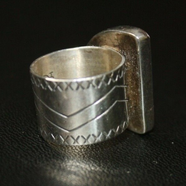 Vintage Jay King DTR Mine Finds Sterling Silver Turquoise Ring Sz.5.75 ...