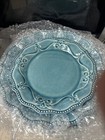 Pioneer Woman 11” Dinner Plates Set Of 4 Blue Denim Floral Ruffle Scalloped Edge — photo 5
