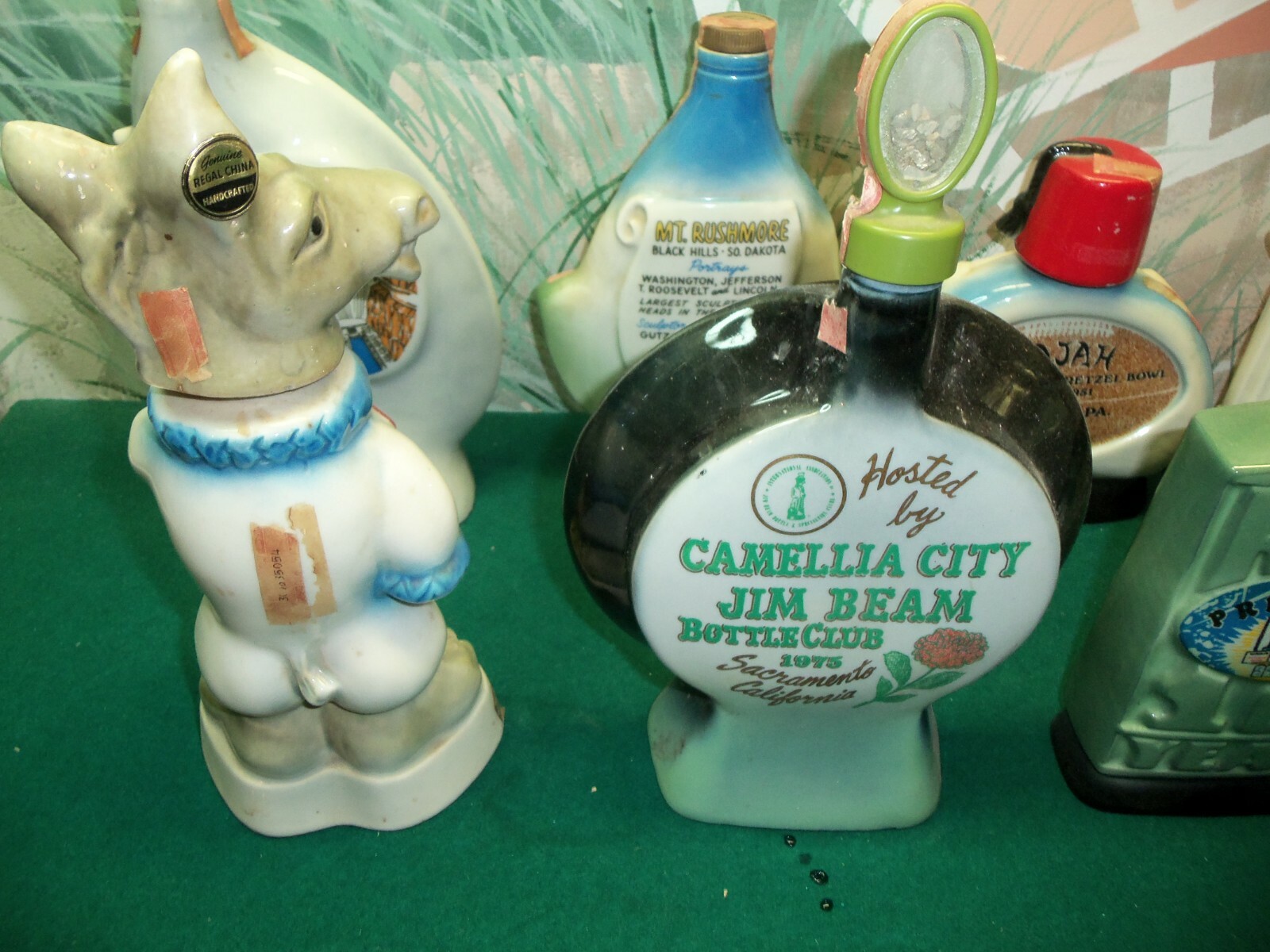 Lot of 8 Jim Beam Decanters eBay