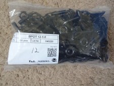 100 Rod Building Wrapping Fuji Discontinued BPOT 12-5.0 Black Tip Tops #0