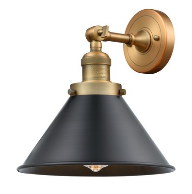 Used Innovations Lighting 203-BB-M10-BK Briarcliff - 1 Light Wall Sconce In