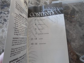 The Crow : City Of Angels Sega Saturn  CIB mositure damage on manual , tested wo