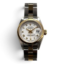 Rolex Lady Datejust 26 mm Steel 18K Yellow Gold Oyster Watch 69173 S Series 1993