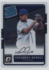 2017 Panini Donruss Optic Rated Rookies Signatures Yohander Mendez Auto 0u2j