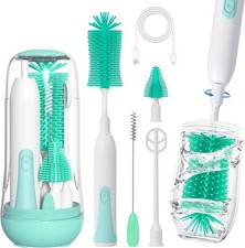 Electric Bottle Brush Cleaner New Upgrade, Portable Electric Baby Bottle Brush