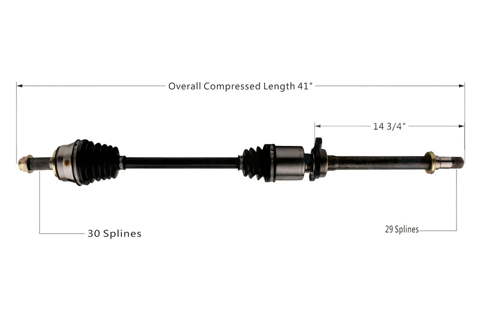 For Honda Odyssey 2011-2013 SurTrack HO-8477 Front Passenger Side CV Axle Shaft — 第 2/3 张图片