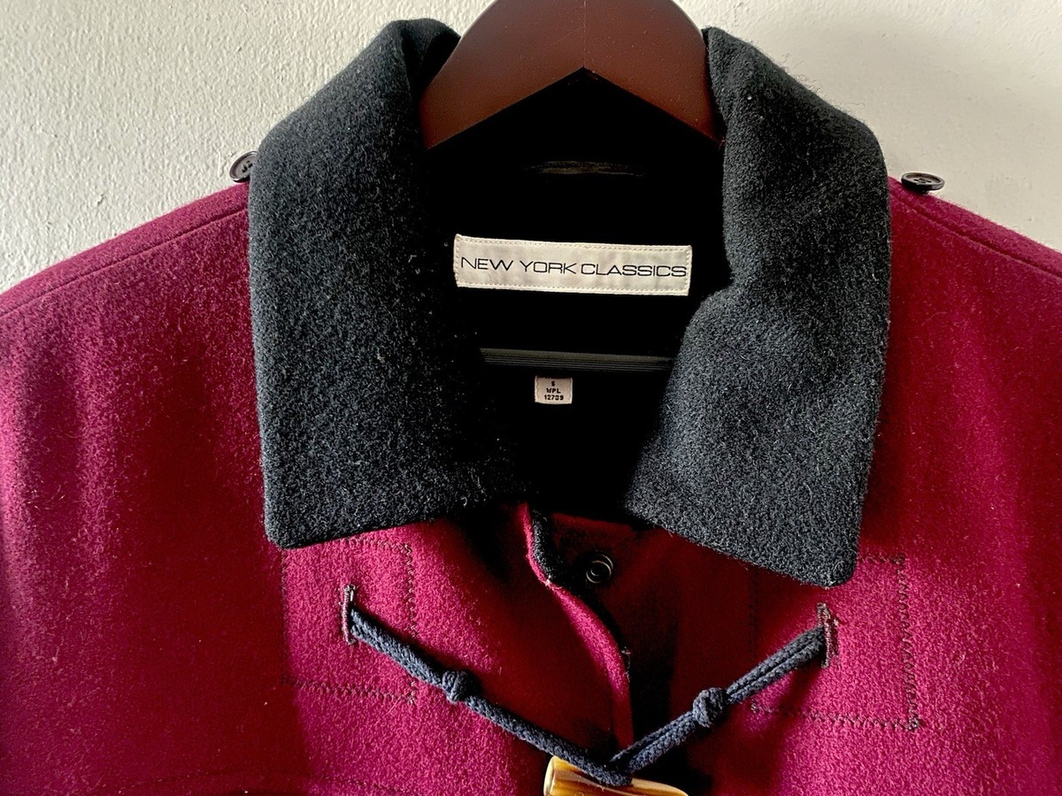 Will VINTAGE, NEW YORK CLASSICS, WOOL, COLOR BLOCK, SMALL, DUFFLE COAT