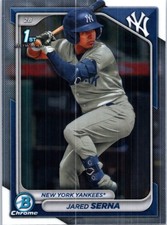 2024 Bowman #BCP-68 Jared Serna Chrome Prospects New York Yankees
