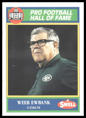 #ad Weeb Ewbank 1990 Swell Greats #98 New York Jets $1.79
