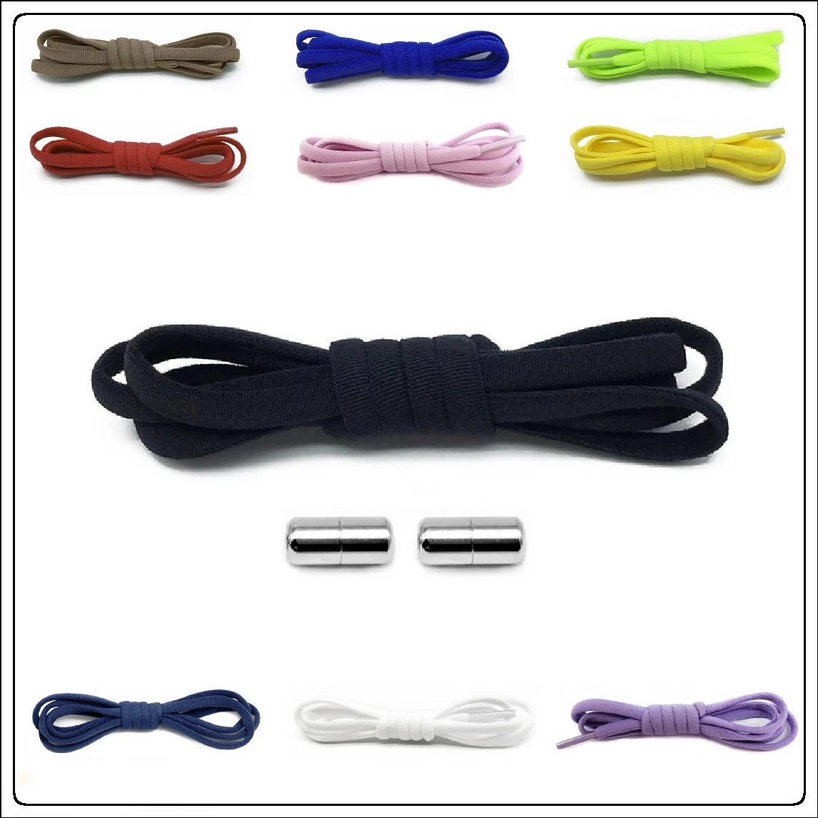 Baskets élastiques extensibles sans cravate chaussures de rechange lacets cordes de corde #2002