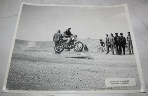 Vintage Motocross Motorcycle Race Photo 8" x 10" E C Murphy Cheyenne, Wyoming WY