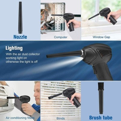 Rechargeable Air Duster Electric Cleaner Blower for PC Keyboard Car