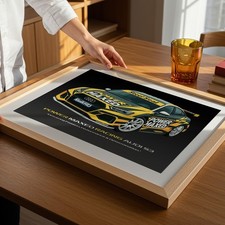 BTCC Audi S3 Power Maxed Racing A3 Artwork Print Poster 2026 Motorsport Wall Art