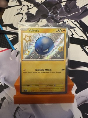 Pokemon Karte Voltorb 133/091 Paldean Fates Baby Shiny Holo Rare Near Mint