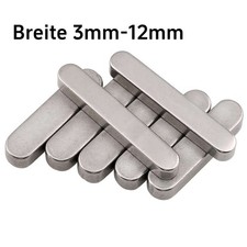 Ancho 3 mm-12 mm muelle de ajuste cuñas de resorte muelle de ajuste cuñas de eje acero inoxidable A2 DIN 6885-A