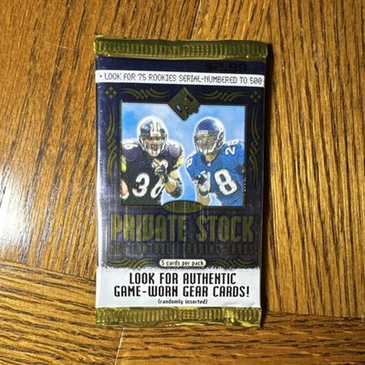 Pacific 2001 Private Stock NFL Football Card Pack 5 Cards Base Set Rookie Insert