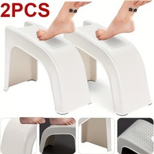 2-Pcs Non-Slip Pedicure Foot Rest Stools -Multi-Functional Foot Stool W/ Storage