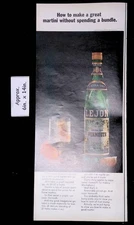1967 LEJON EXTRA DRY VERMOUTH Make A Great Martini Use Vermouth Print Ad 53159