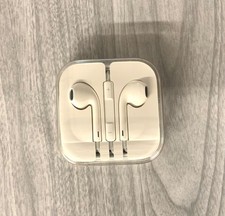 unused Apple wired earpods w/remote  mic, in orig case, 3.5mm headphone plug