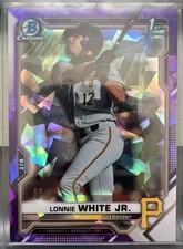 2021 Bowman Draft Sapphire Purple 5/10 Lonnie White Jr. card