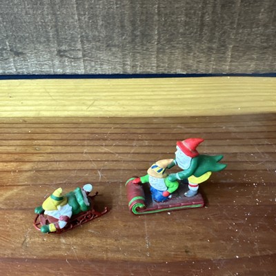 Dept 56 Heritage Village Testing The Toys Set Of 2 Accessory -in Box -flaw