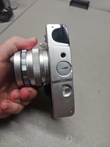 Petri Racer 35mm Rangefinder Film Camera 45mm f/2.8 Lens Working Meter - Picture 6 of 6