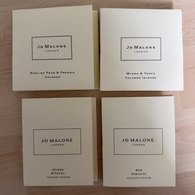 Jo Malone 4x English Pear Fresia & Myrrh & Tonka Cologne Intense Parfum Hibiskus