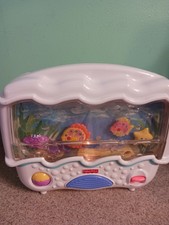 Fisher Price Ocean Wonders Aquarium Crib Soother Musical Light 2002 Vtg Works
