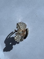 1 Pc Rhinestone Small Hair Claw Clips for Women, Fancy Sparkly Crystal Bling