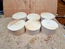 Red Alder Wood Turning Bowl Blanks 6 each