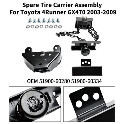 Spare Tire Carrier Assembly 51900-60280 Für Toyota 4Runner GX470 2003-2009,