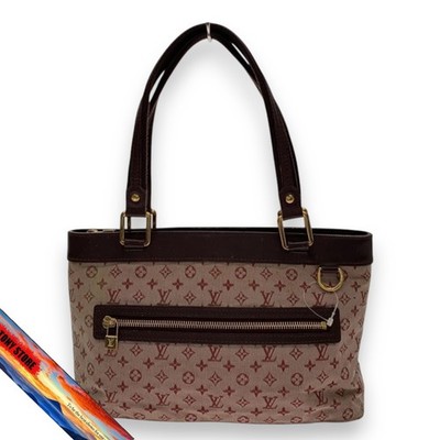 Louis Vuitton Lucille PM Monogram Canvas Red AllOver Pattern Bag