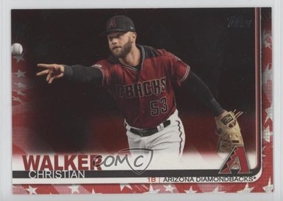 2019 Topps Update Independence Day 31/76 Christian Walker #US18 1er2
