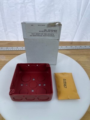 Siemens 500-694496 Red Surface Mount Back Box Fire Alarm FIB