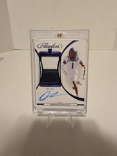 Quentin Johnston 2023 Flawless Collegiate Sapphire Patch Auto 05/15