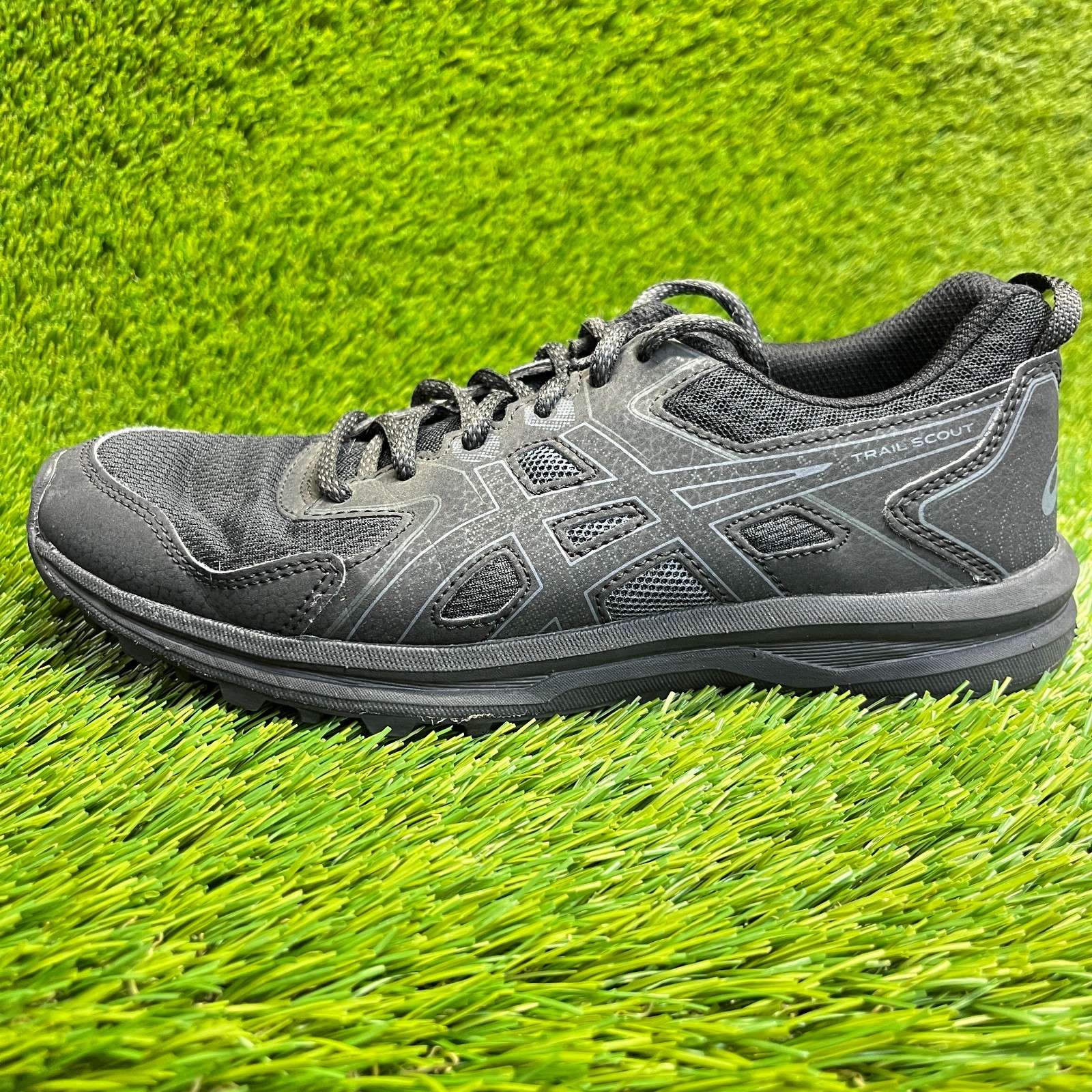 Asics Trail Scout Womens Size 8 Black Athletic Running Walking Shoes Sneakers thumbnail 3