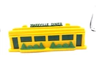 Marx Toys  Buildings Trains Marxville Dinner  Tough Color.  Like Plasticville