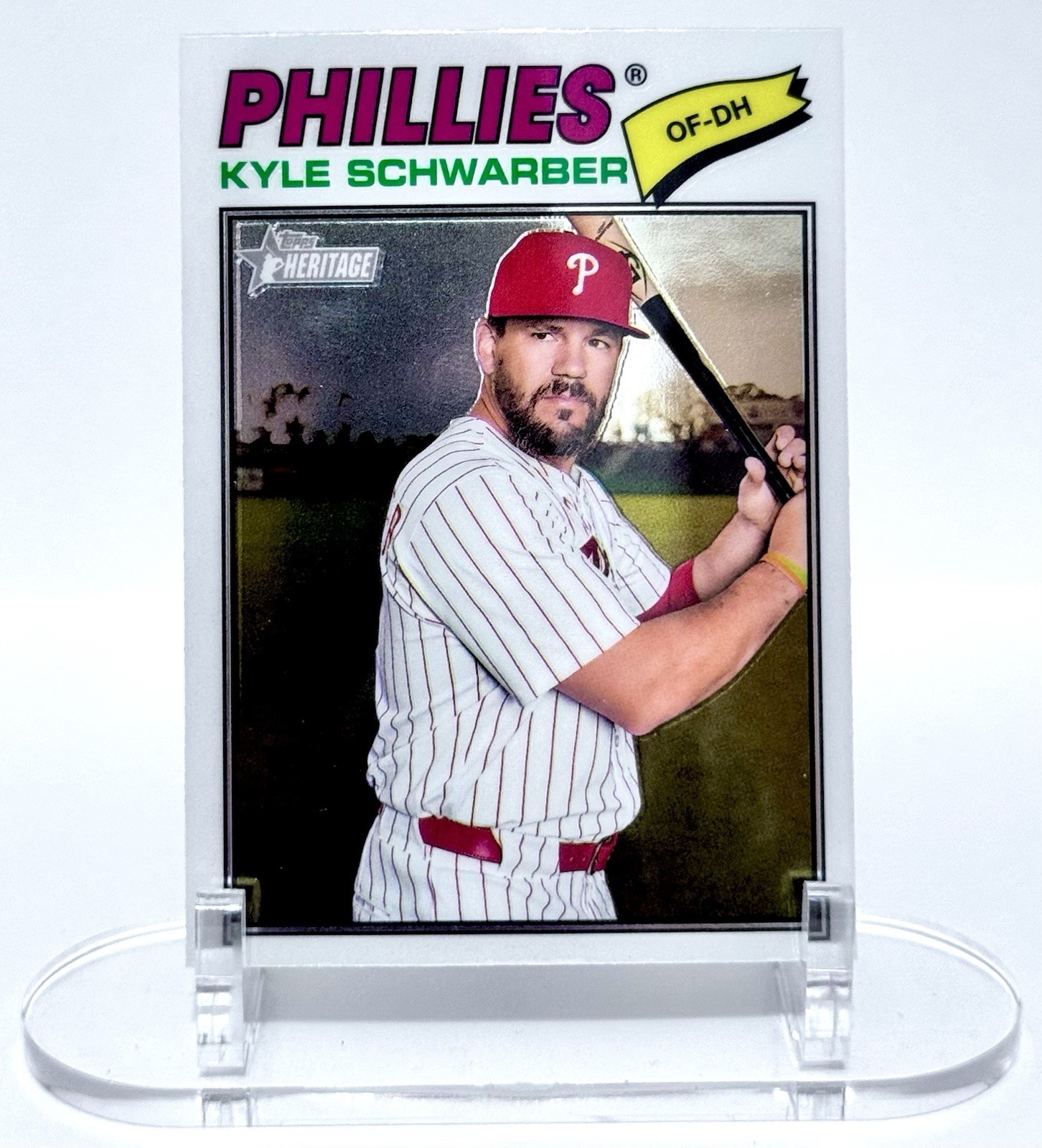2026 Topps Chrome Heritage Kyle Schwarber #159 Philadelphia Phillies