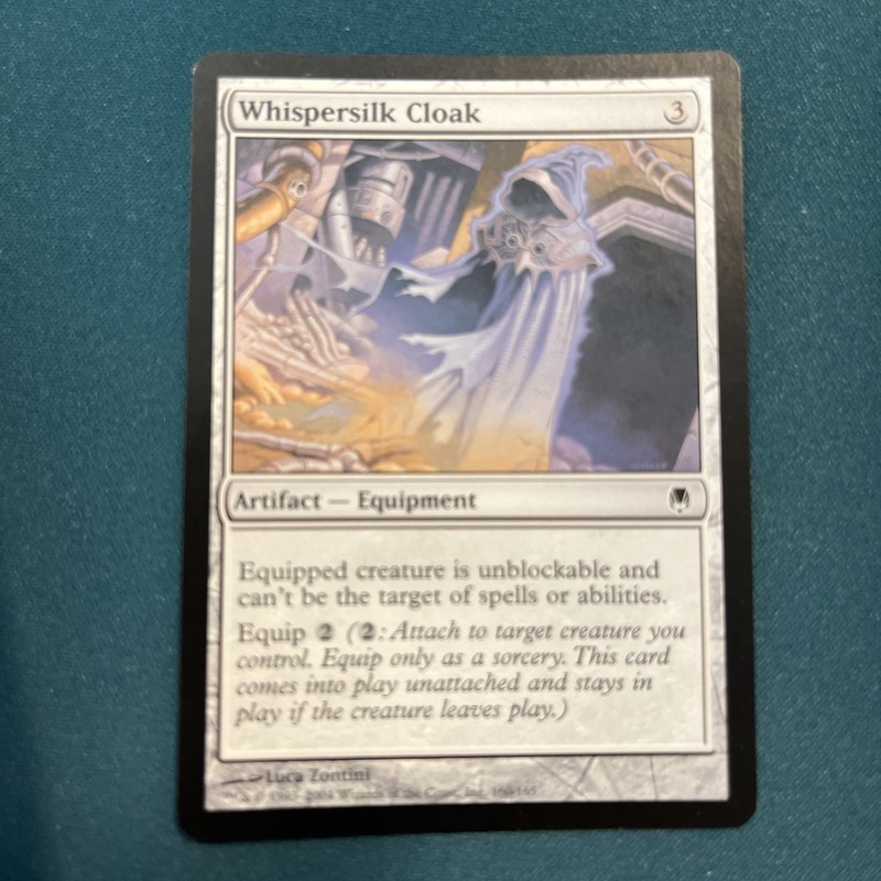 MTG Whispersilk Cloak Darksteel Regular NM