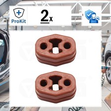 2x Vika Halter, Abgasanlage für VW GOLF IV UP! POLO V POLO III POLO LUPO I FOX