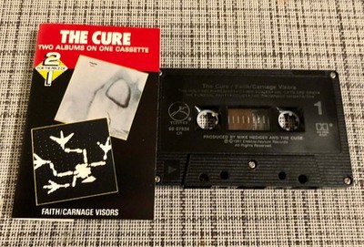 THE CURE «FAITH/CARNAGE VISORS» BLACK CASSETTE (Canada) TESTED