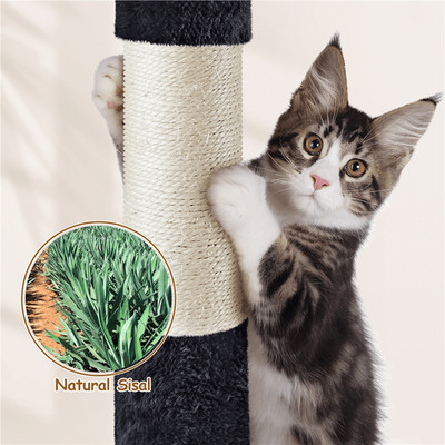 1PC Modern Cat Tree Cat Tower Cat House With Scratching Posts Small Medium Cats