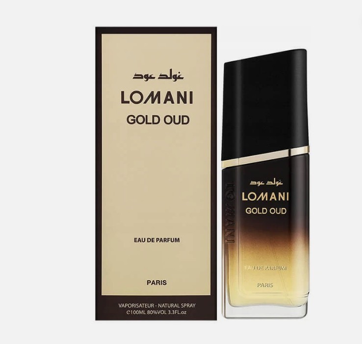 Lomani Gold Oud 100ML 3.3oz Men's Perfume Cologne EDP Spray-On Genuine New